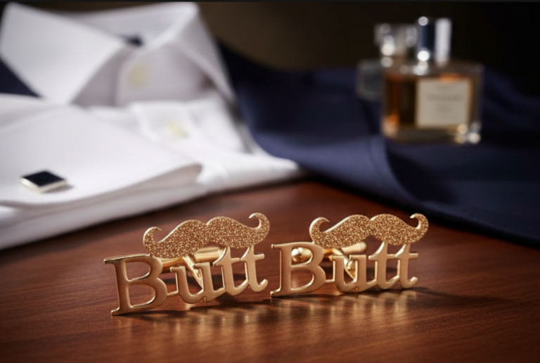 CUSTOMIZED GOLD-CUFFLINKS