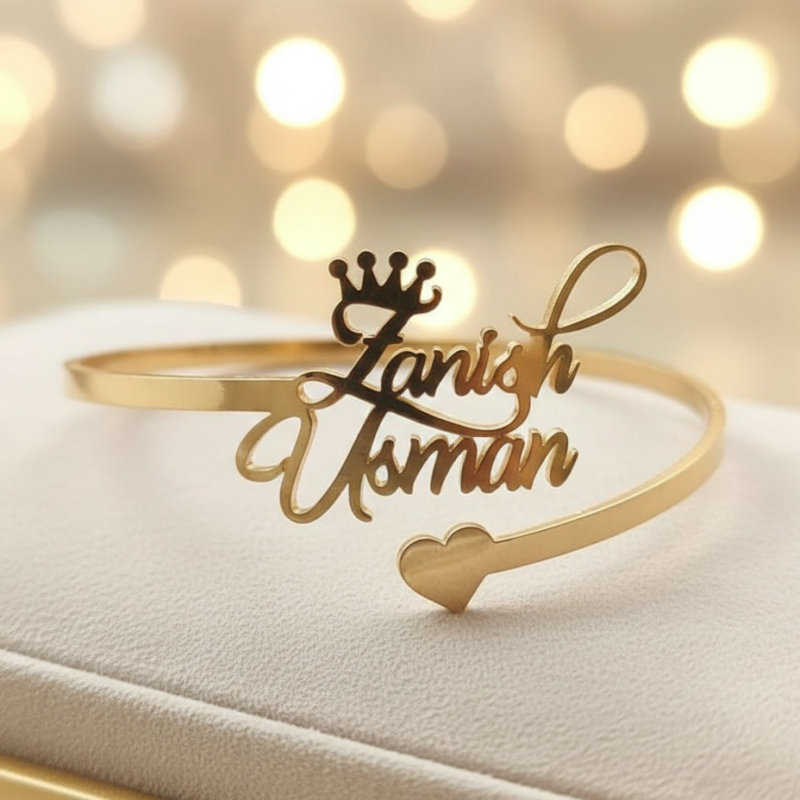 CUSTOMIZED PREMIUM GOLD NAME BRACELET