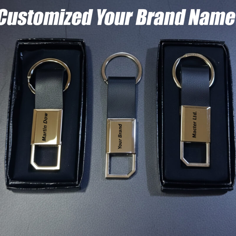 CUSTOMIZED LEATHER KEYCHAINS