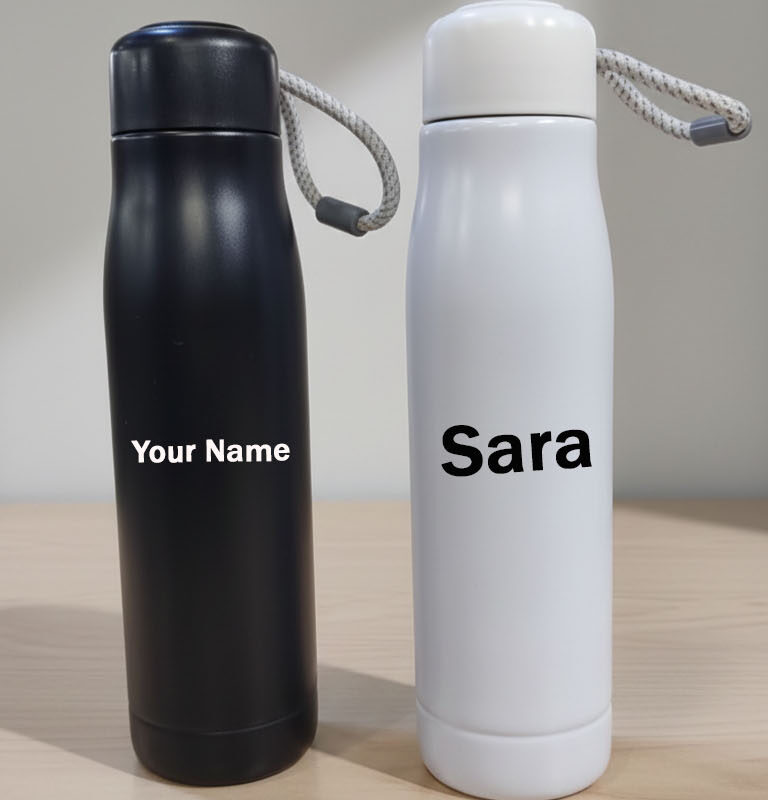 CUSTOMIZED ENGRAVED NAME 500ML THERMOS BOTTLE