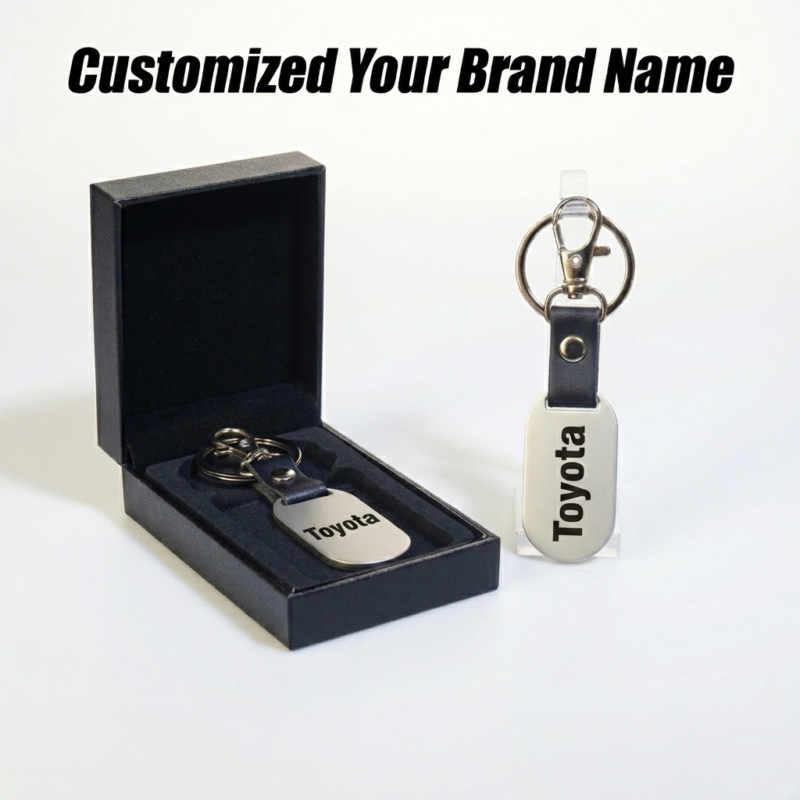 Personalized metal keychain