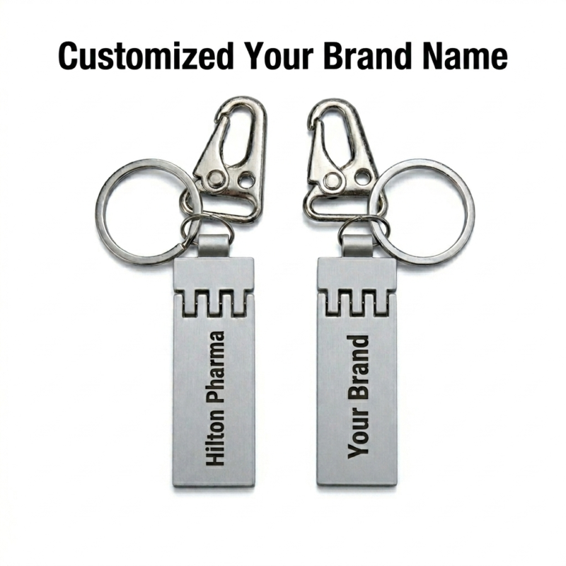 Signature Metal Keychain