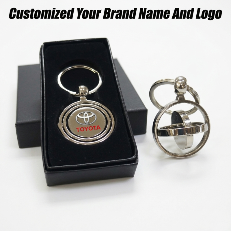 Metaluxe Rotating Keychain