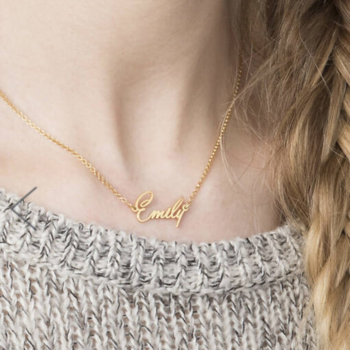 Customize Gold Name Necklace