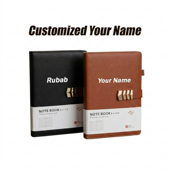 Premium Customized Name Notebook