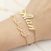 Customized Golden Name Bracelet