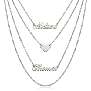 Customized Layered Name Necklace