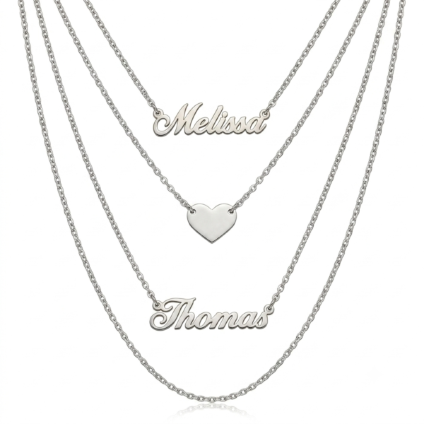 Customized Layered Name Necklace