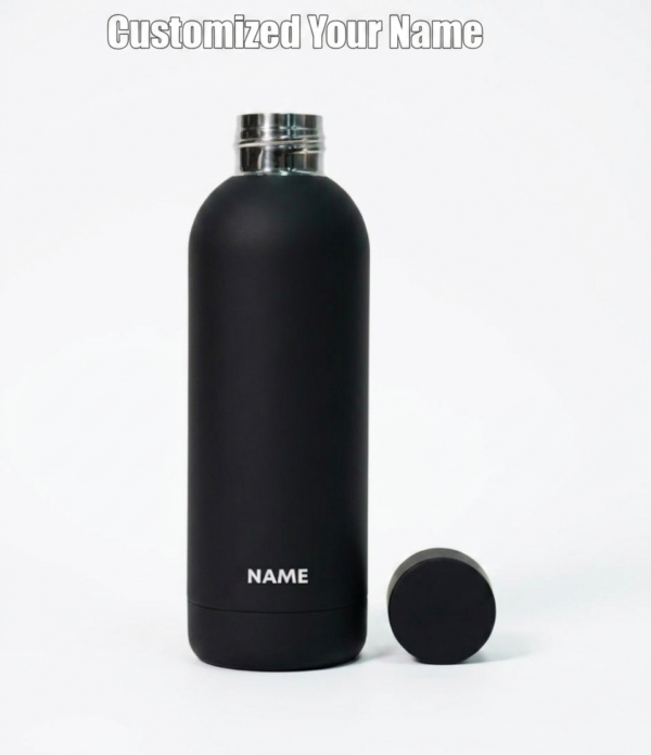 Stainless-steel-bottle.png Personalized Black Steel Bottle