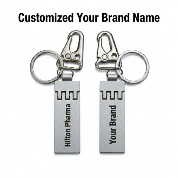 Signature Metal Keychain