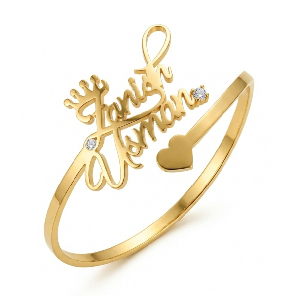 Customized Premium Gold Name Bracelet