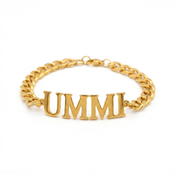 bracelet (3) Customized Gold-Plated Name Bracelet
