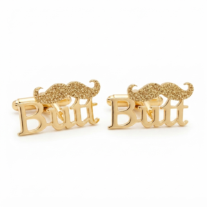Customized Gold Cufflinks