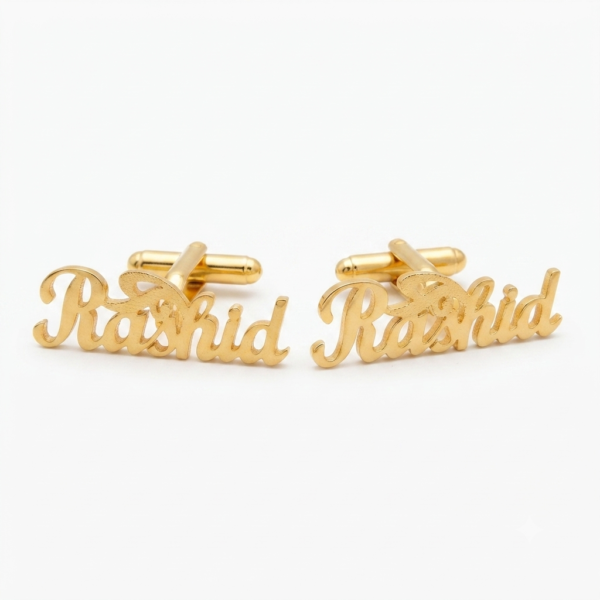 Customized Gold-Plated Cufflinks