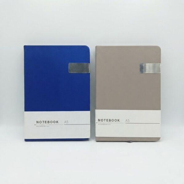 diary 16 Premium A5 Executive Notebook with Metal Accent