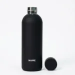 Personalized Black Steel Bottle